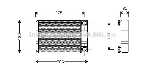 AVA QUALITY COOLING šilumokaitis, salono šildymas MS6312